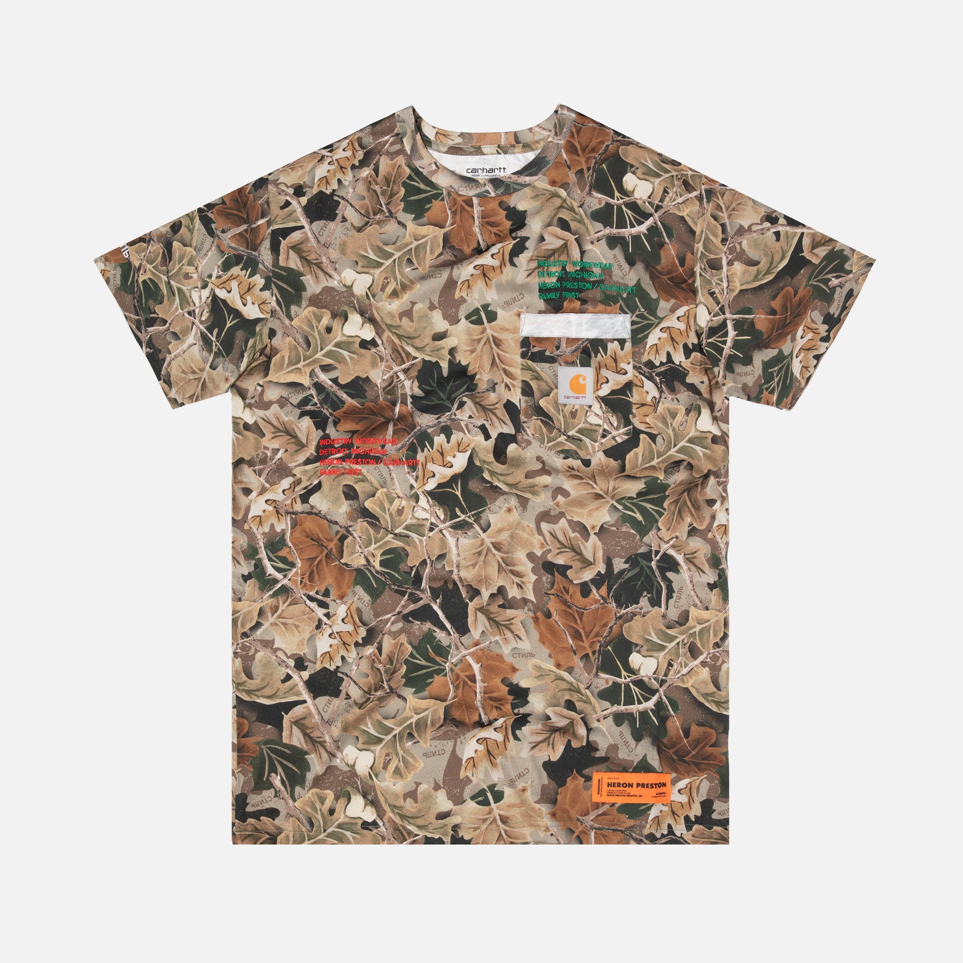 Heron Preston x Carhartt Tee - Camo
