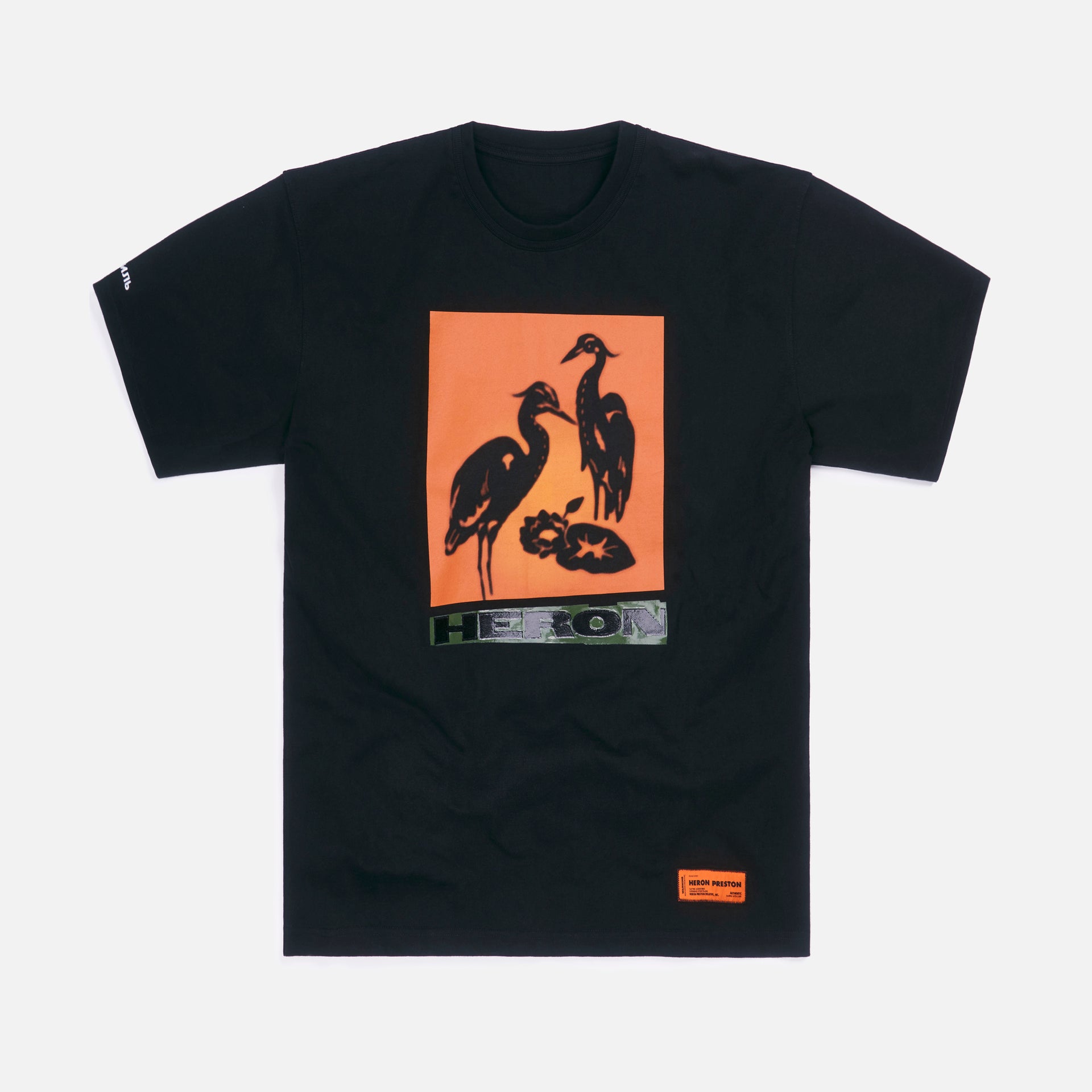 Heron Preston Tee ES OS Herons Nightshift - Black / Orange