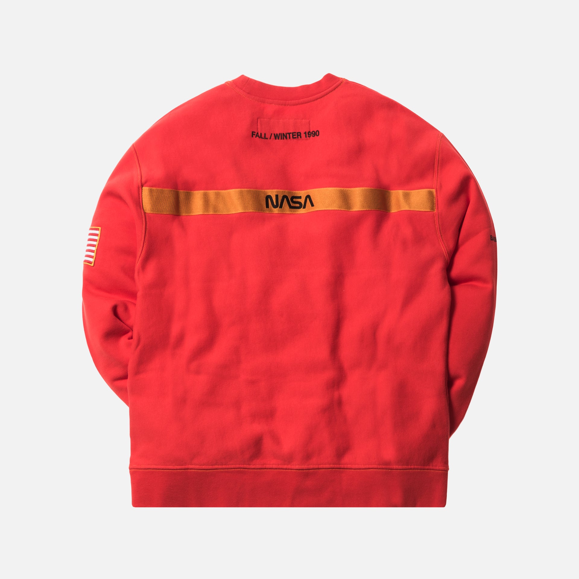 Heron Preston x NASA Crewneck - Red / Orange