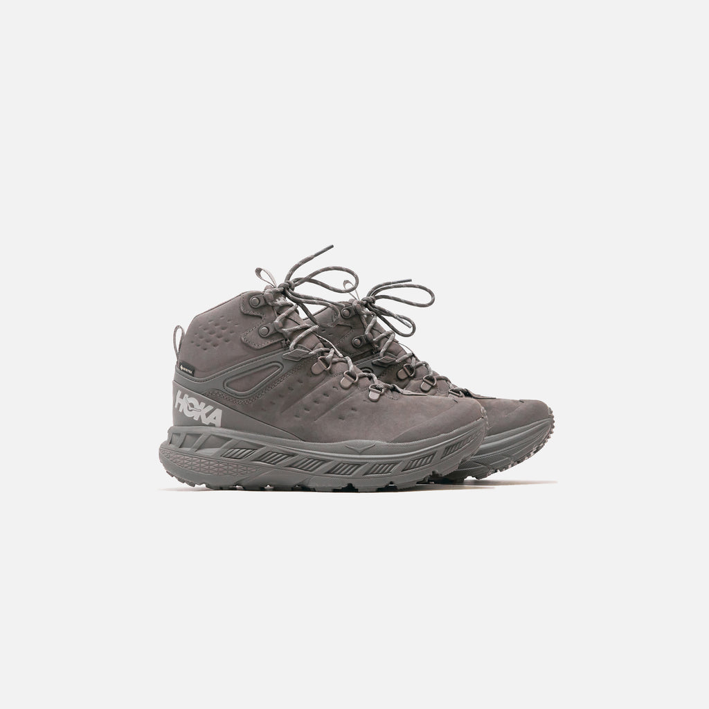 Hoka Stinson Mid Gore-Tex - Dark Gull Gray / Drizzle – Kith