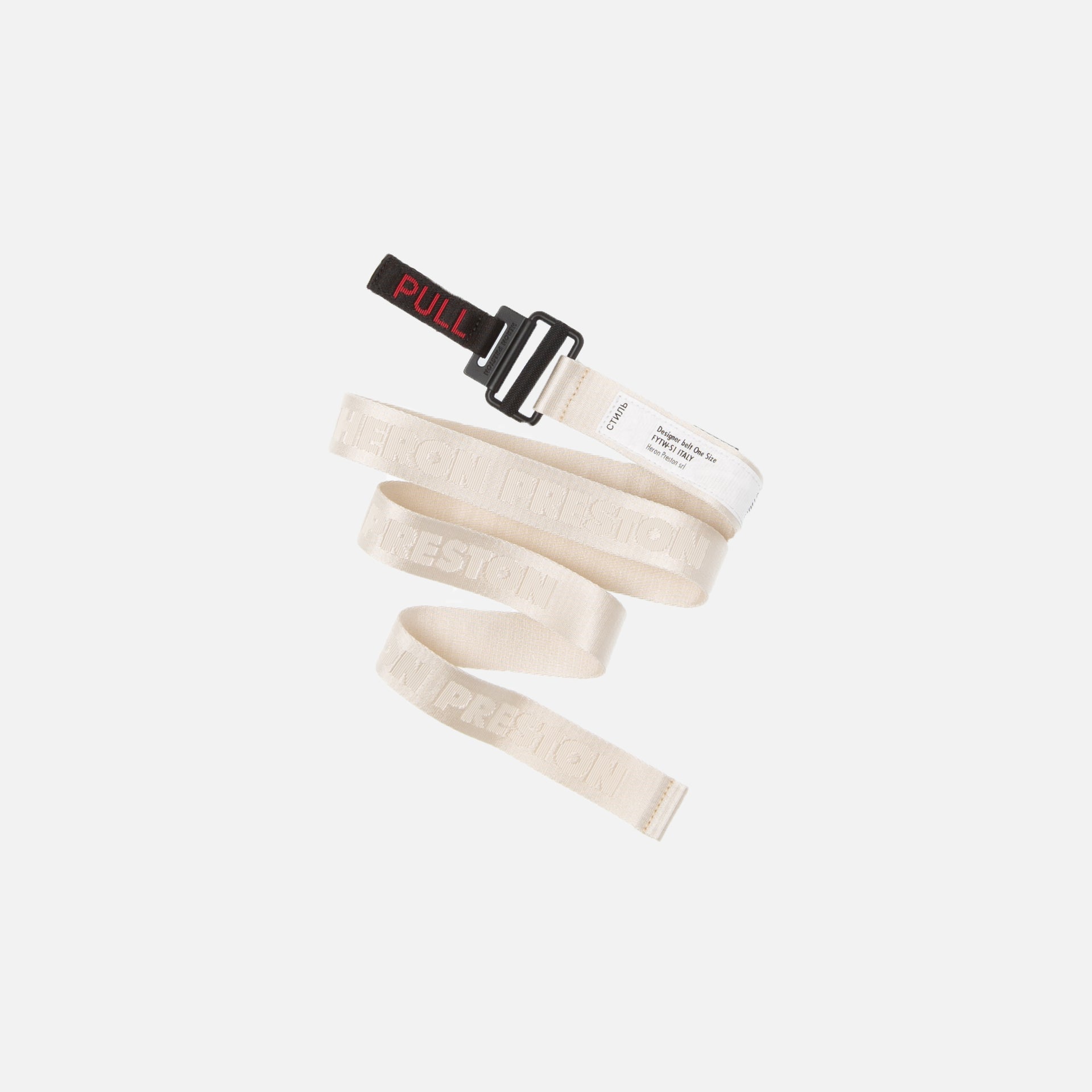 Heron Preston Tiny Tape Belt - Nude