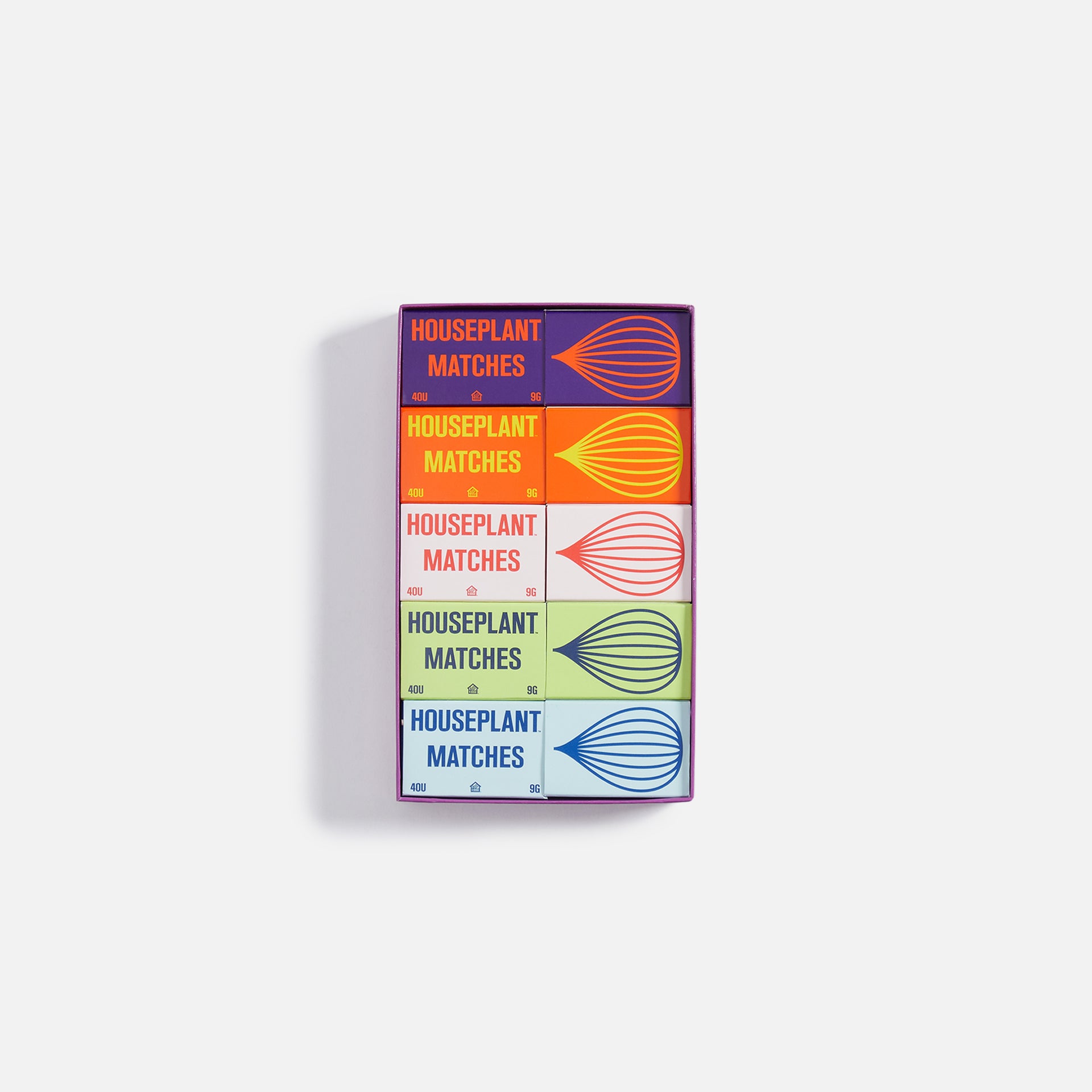 Houseplant Matchbook Set - Multi