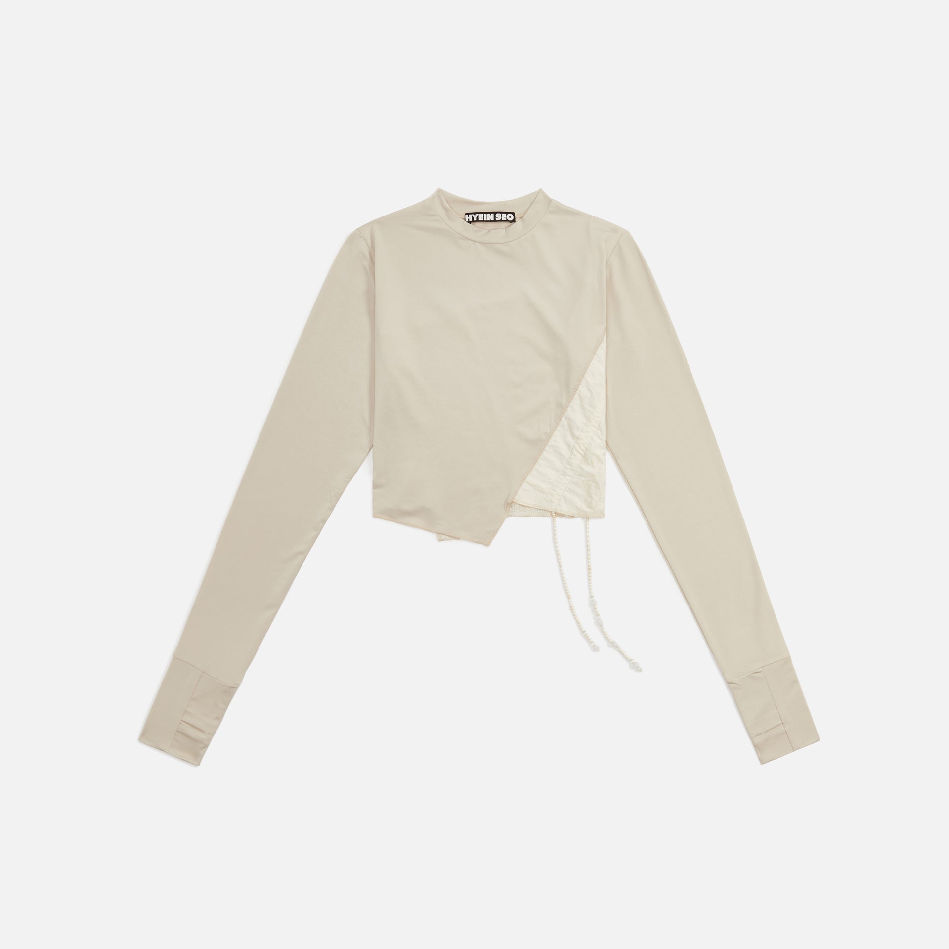 Hyein Seo Twisted L/S Top - Cream