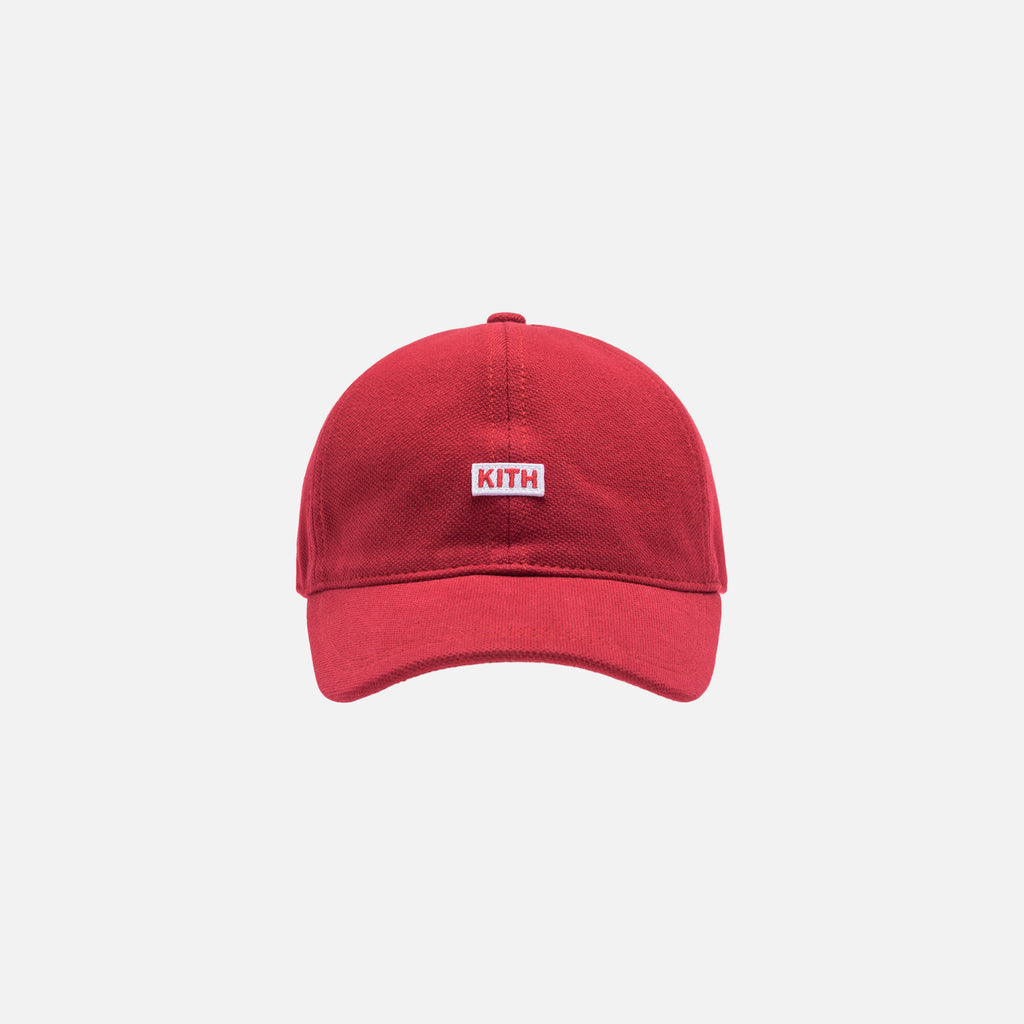 Kith Pique Cap - Red