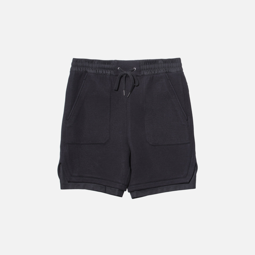 Helmut Lang Angled Hem Track Short - Black