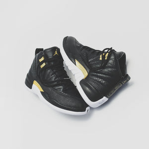 Nike WMNS Air Jordan XII - Black / Metallic Gold / White