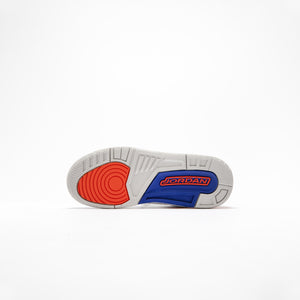 Nike GS Air Jordan 3 Retro - White / Orange / Grey / Royal