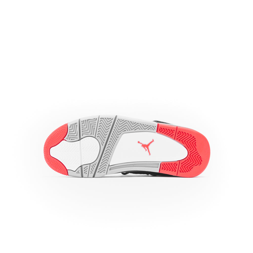 Nike GS Air Jordan 4 Retro - Black / Fire Red / Cement Grey â Kith