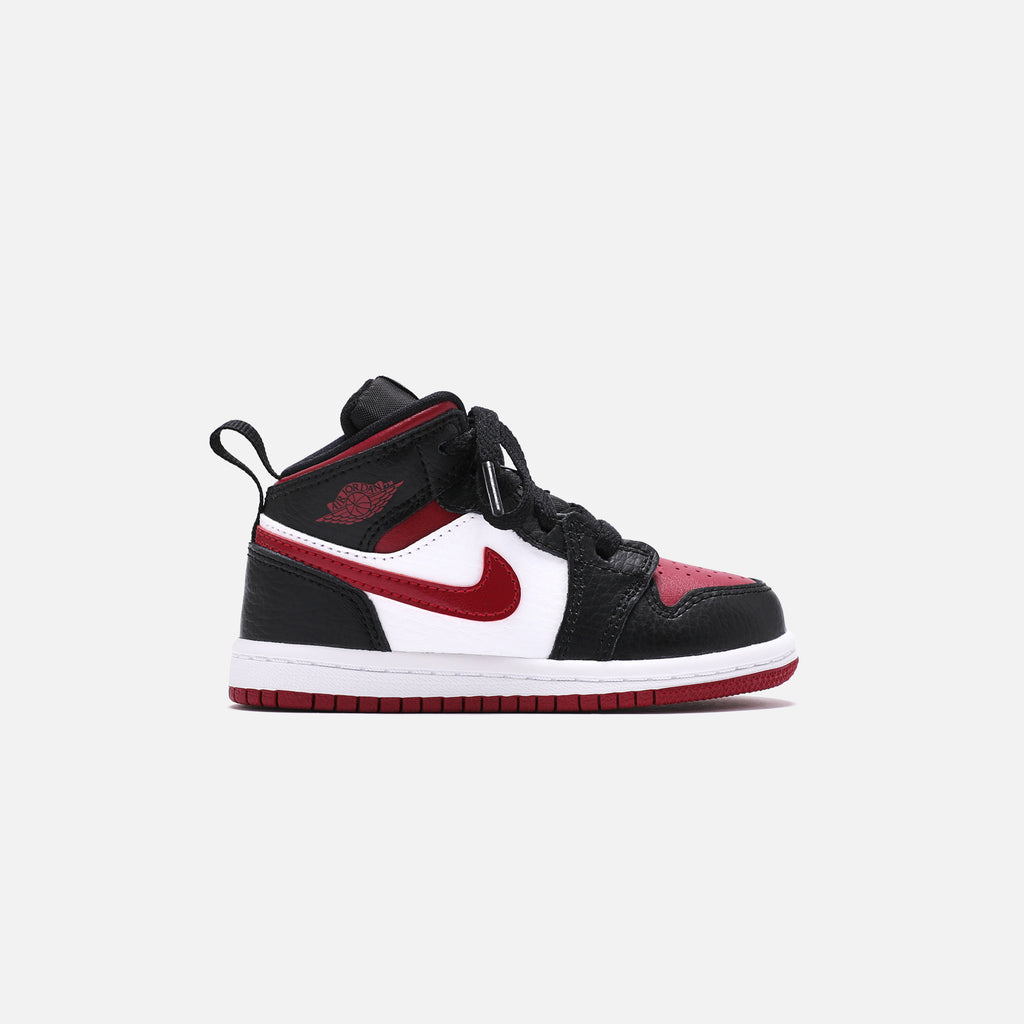 Nike Toddler Air Jordan 1 Mid - Black / Noble Red / White – Kith