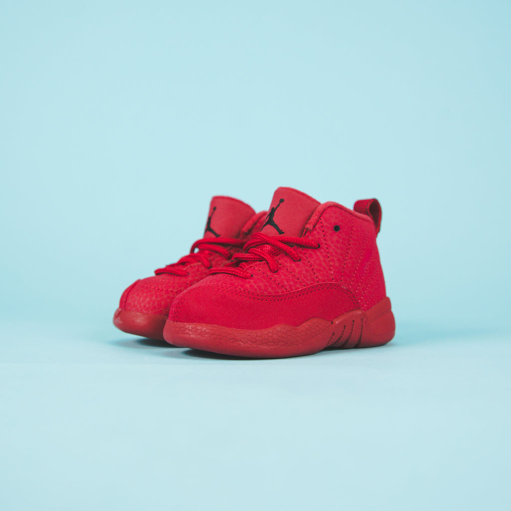 Nike TD Air Jordan 12 Retro Gym Red Black Kith