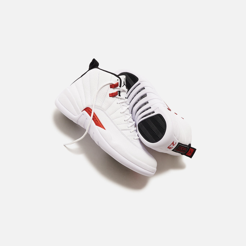 Nike TD Air Jordan 12 Retro - White / Black / Varsity Red – Kith