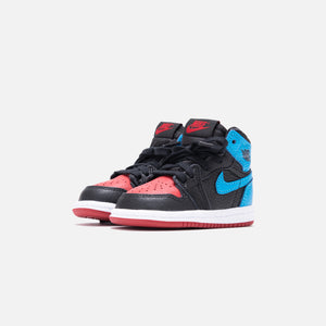 Nike Toddler Air Jordan 1 Retro High OG - Black / Powder Blue
