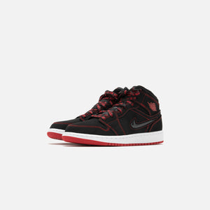 Nike Grade School Air Jordan 1 Mid SE - Black / Red
