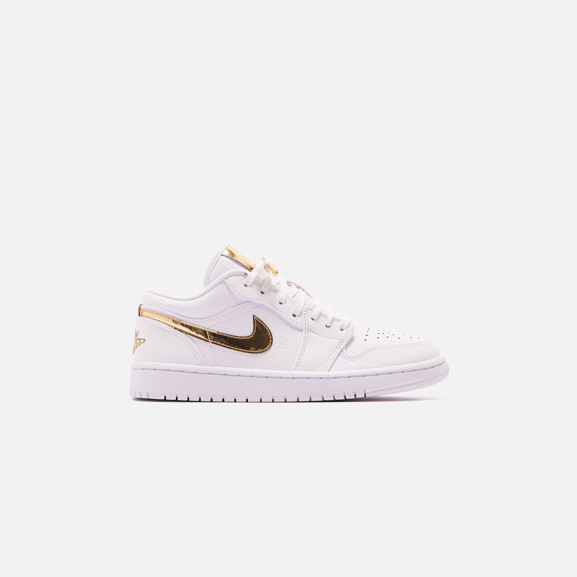 Nike WMNS Air Jordan 1 Low - White / Metallic Gold