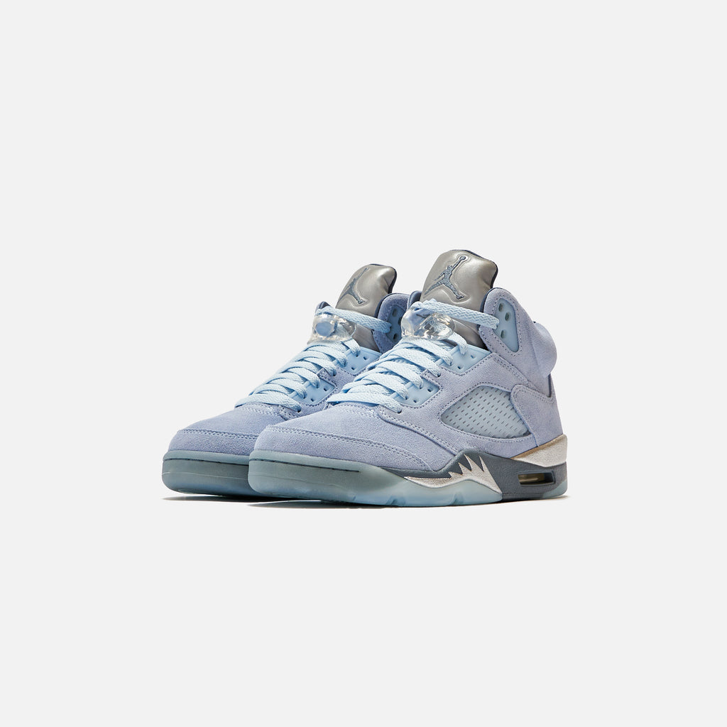 Nike WMNS Air Jordan 5 Retro Light Photo Blue White Metallic Sil Kith