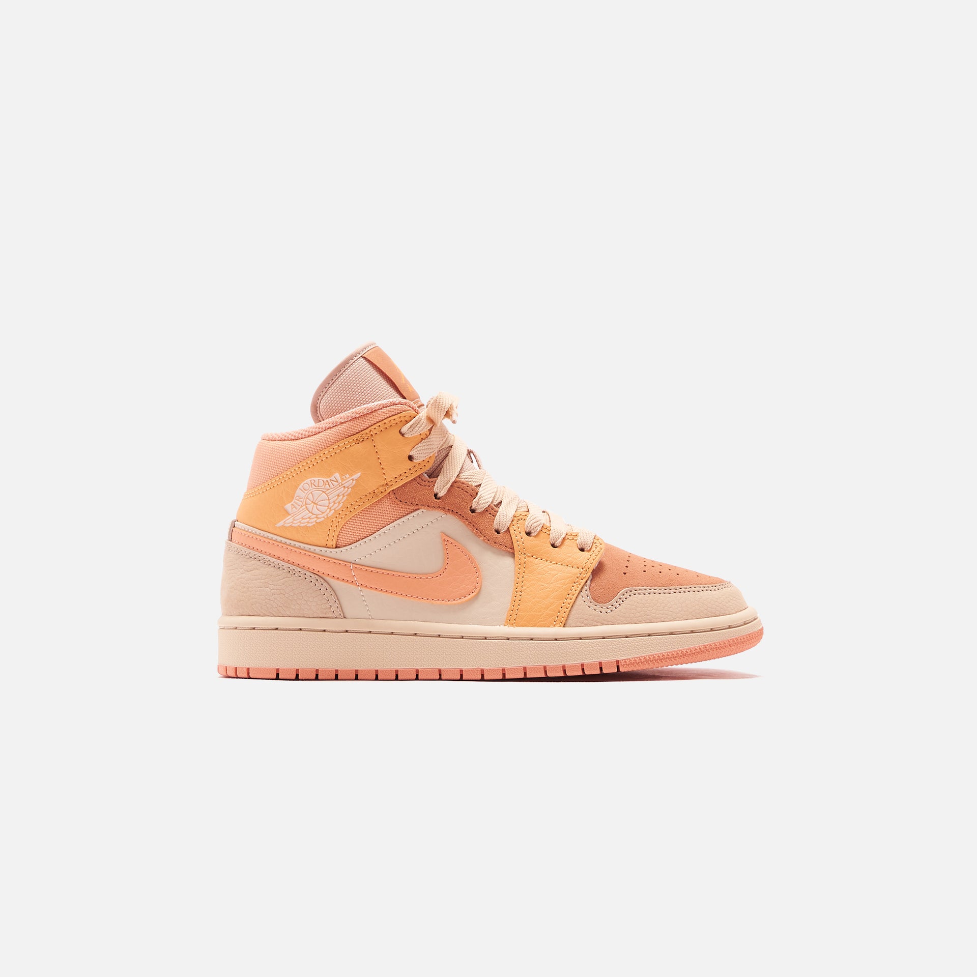 Nike WMNS Air Jordan 1 Mid FP - Atomic Orange / Apricot Agate / Terra Blush