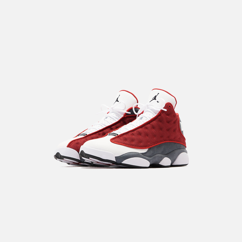 Nike Grade School Air Jordan 13 Retro - White / True Red / Wolf Grey – Kith