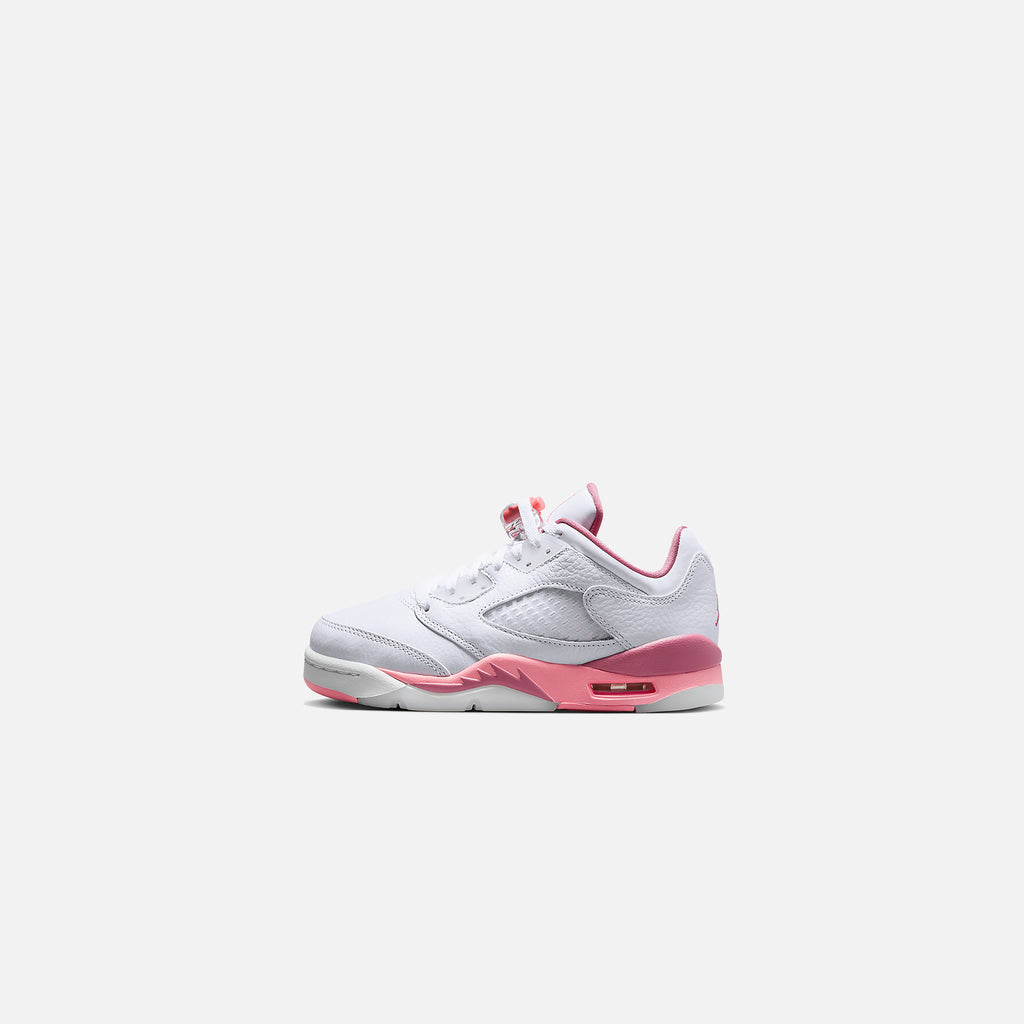 Nike Toddler Air Jordan 5 Retro Low - White / Coral Chalk / Desert