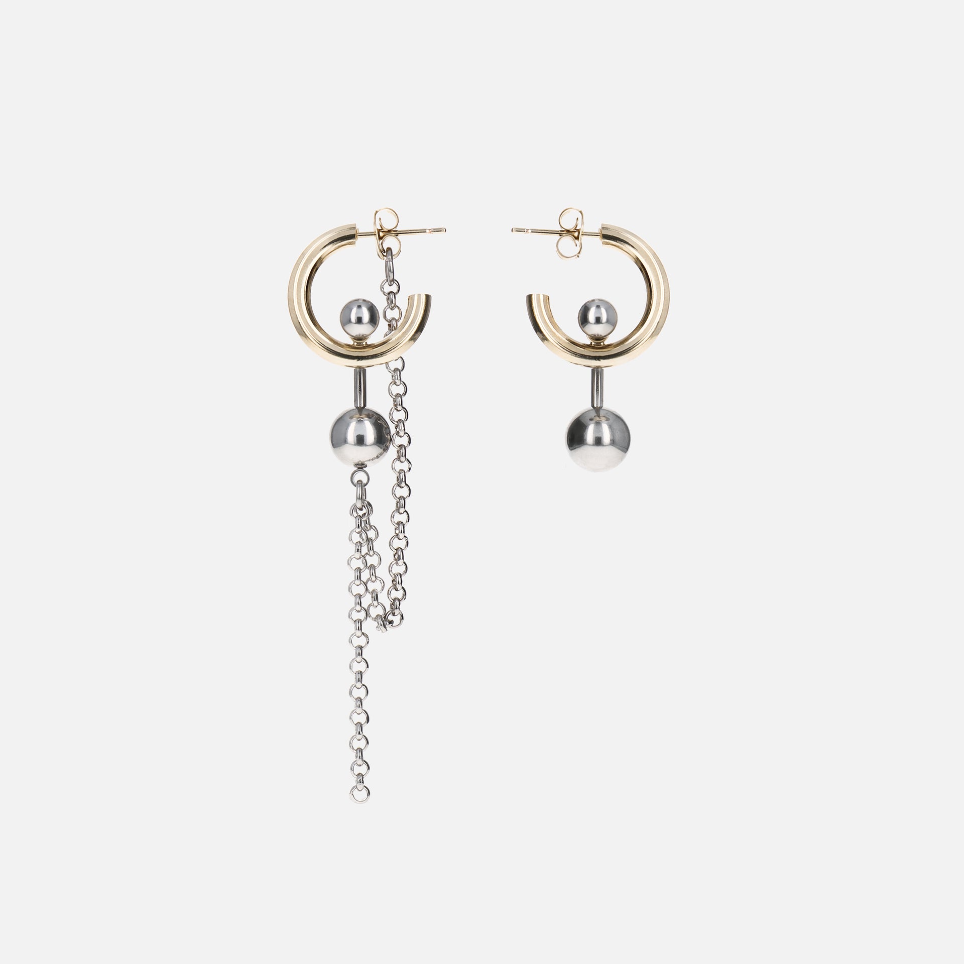 Justine Clenquet Alexa Earrings - Gold / Palladium