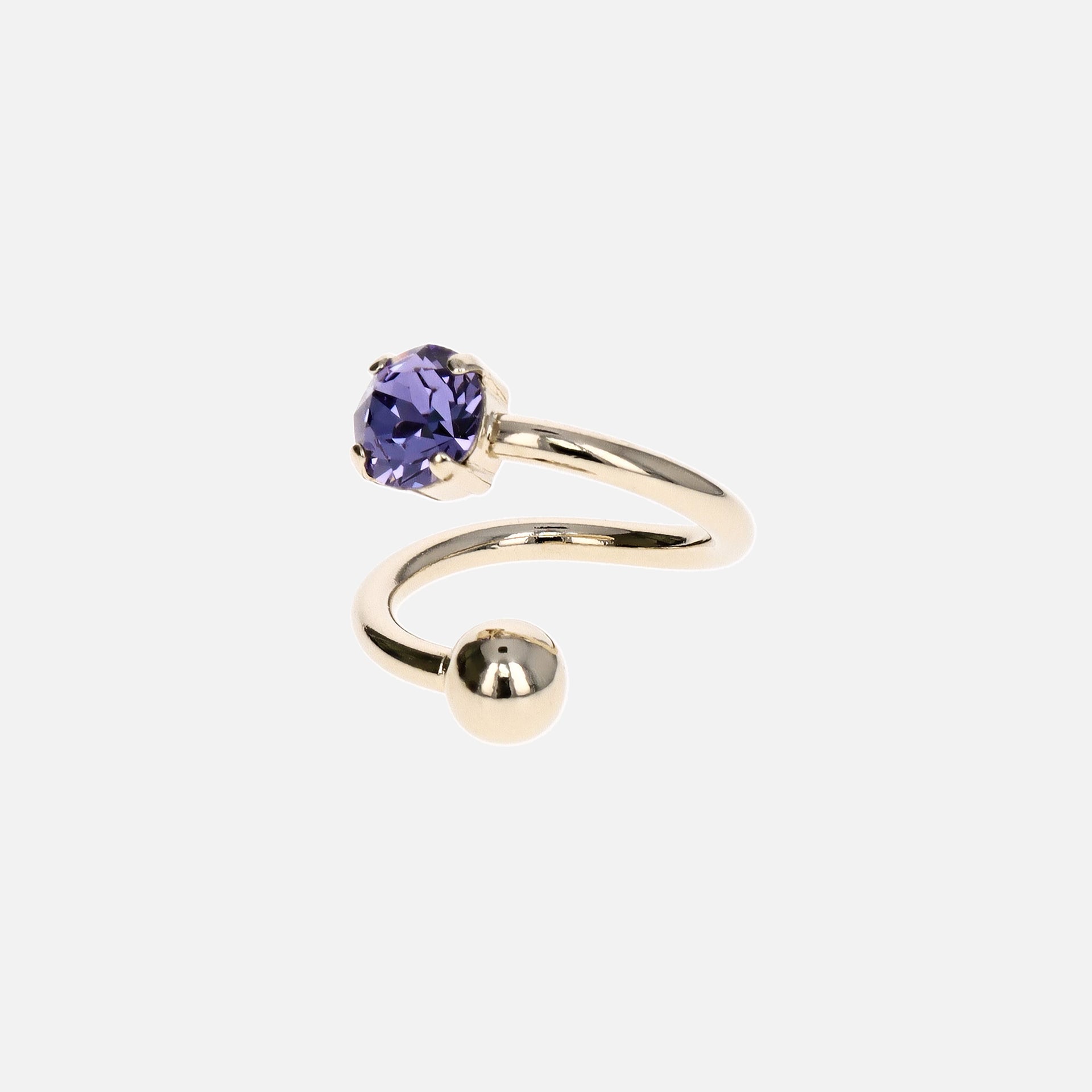 Justine Clenquet Jackie Ring - Purple