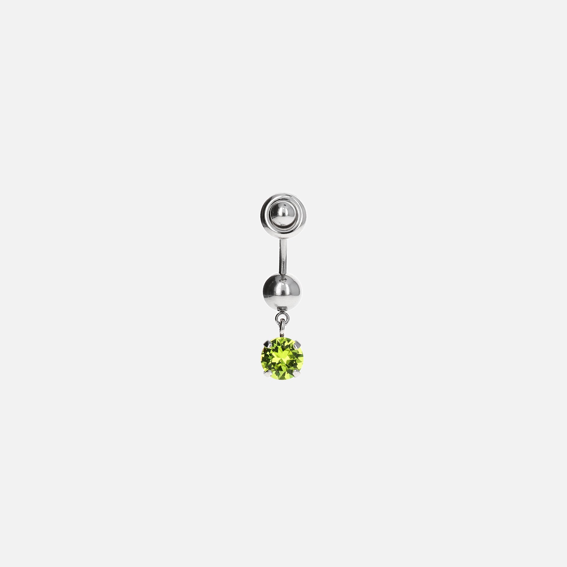 Justine Clenquet Neil Earring - Acid Green