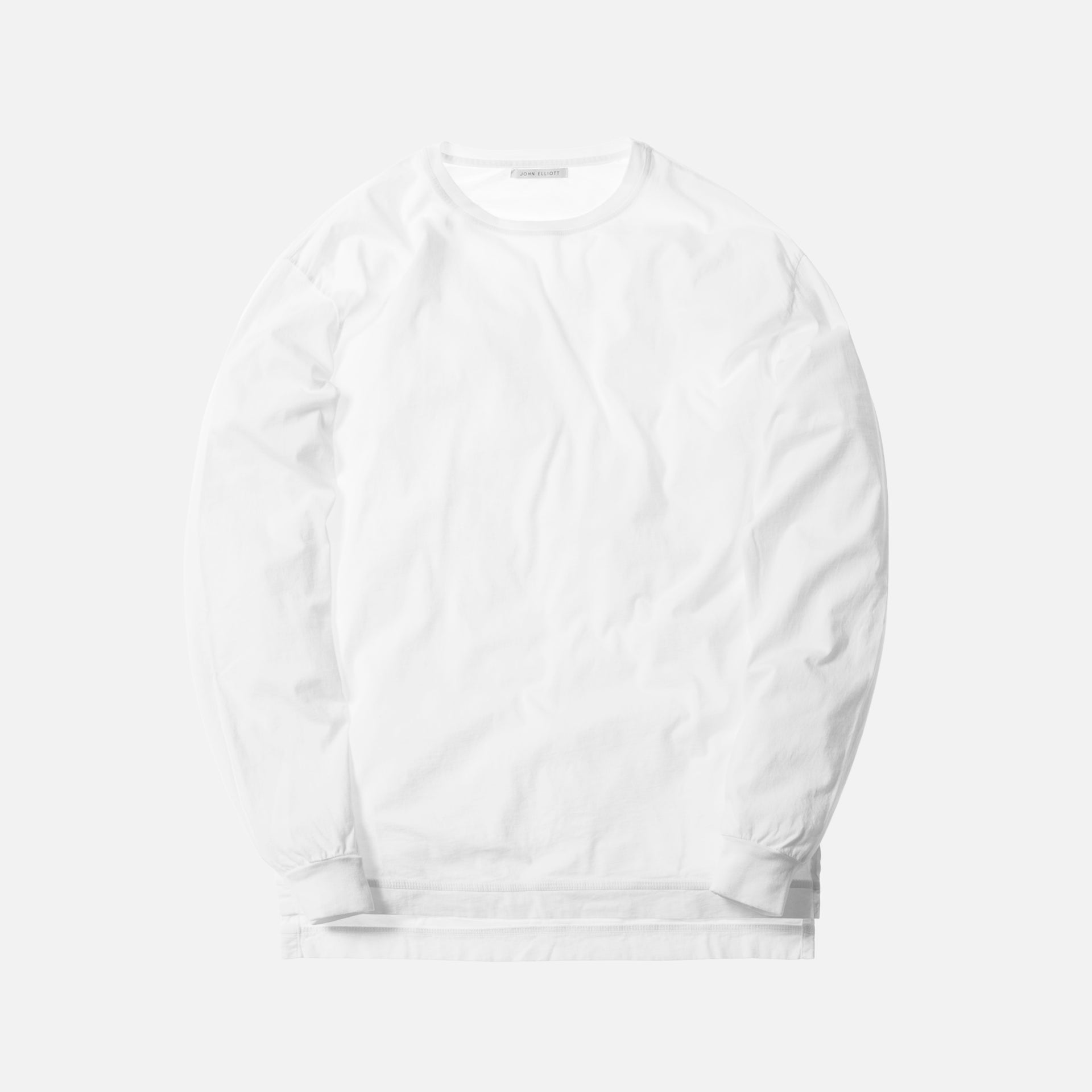 John Elliott L/S Classic Mercer Tee - White