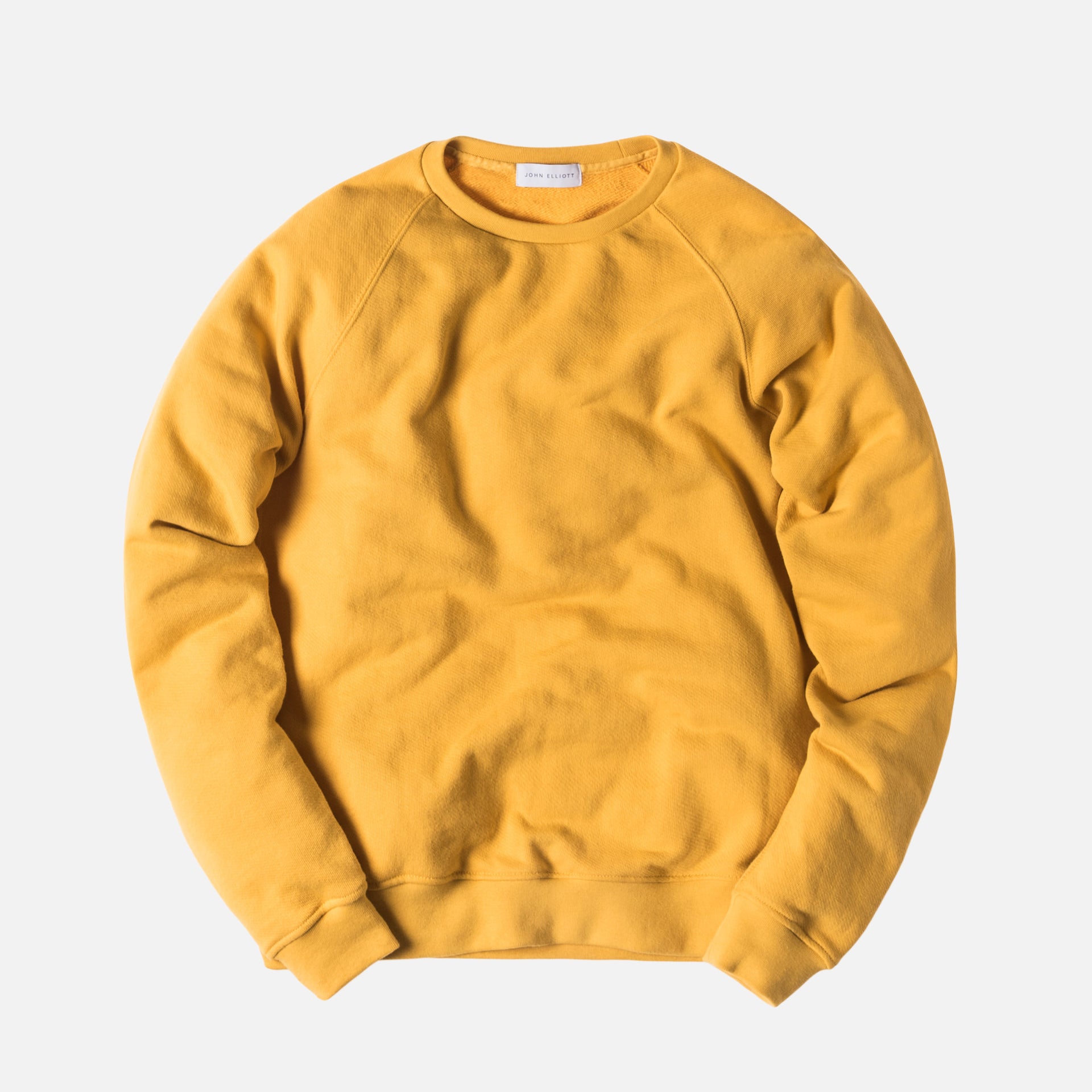 John Elliott Raglan Crew - Mustard
