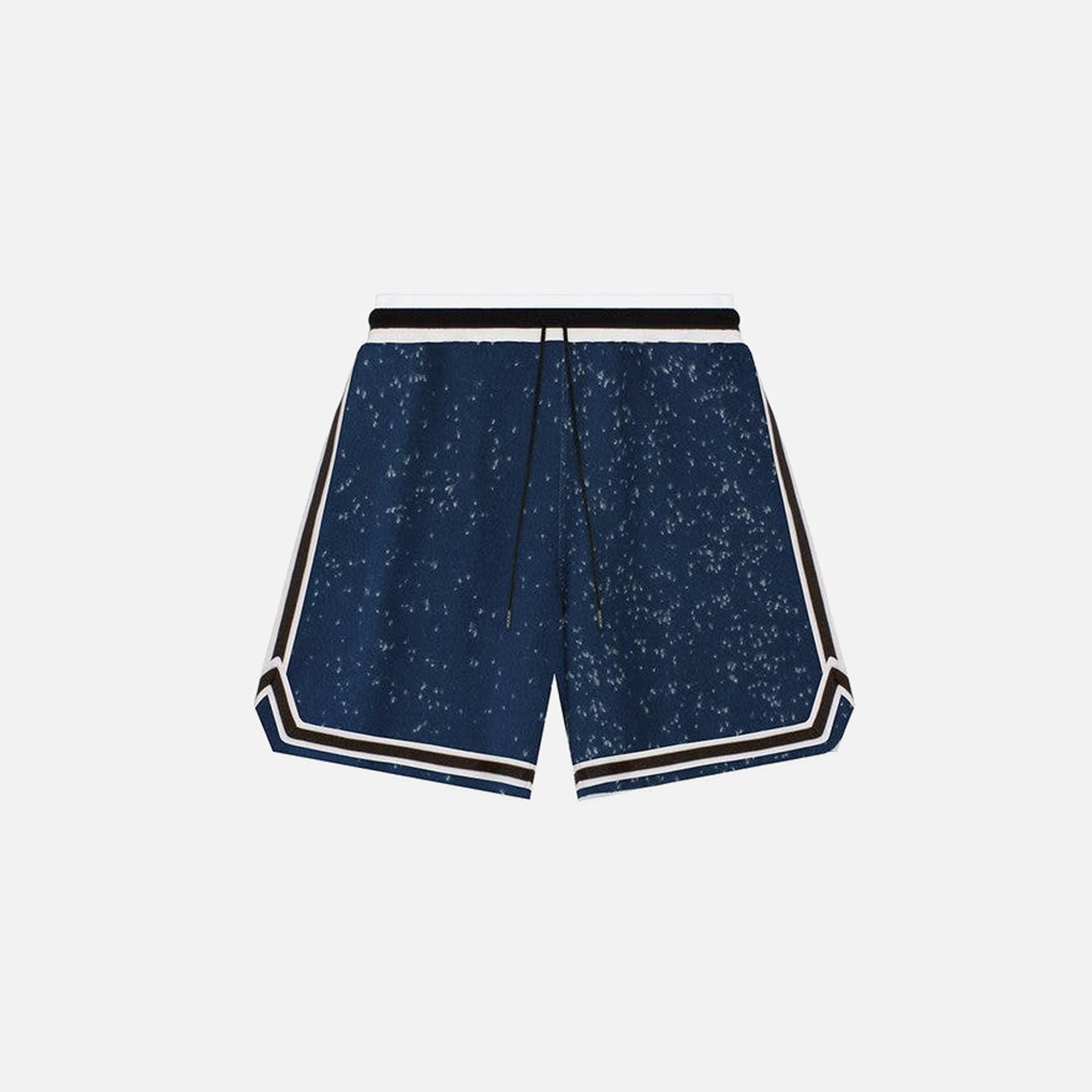 John Elliott Spec Wool Game Shorts - Royal Blue