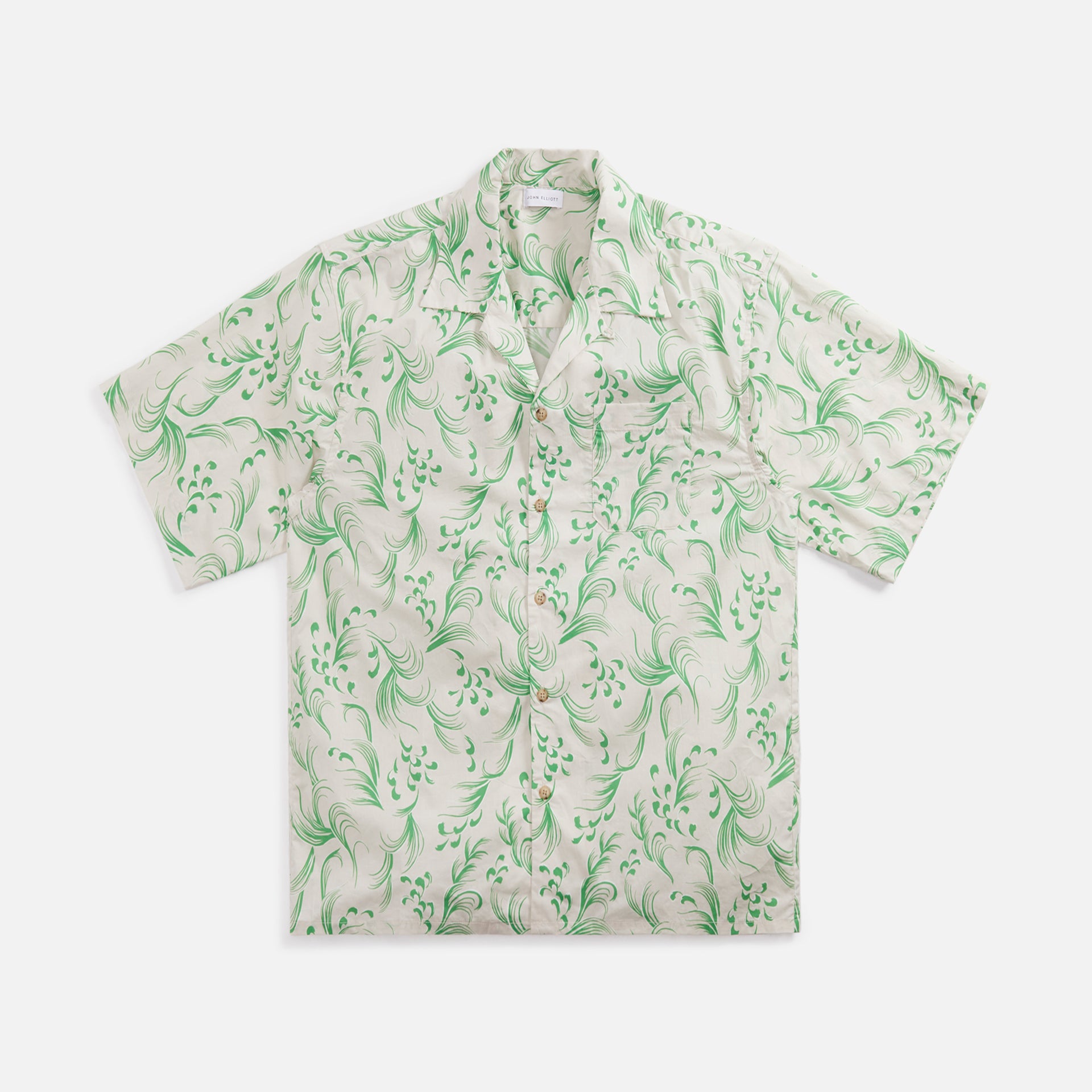 John Elliott Camp Shirt - Ivory