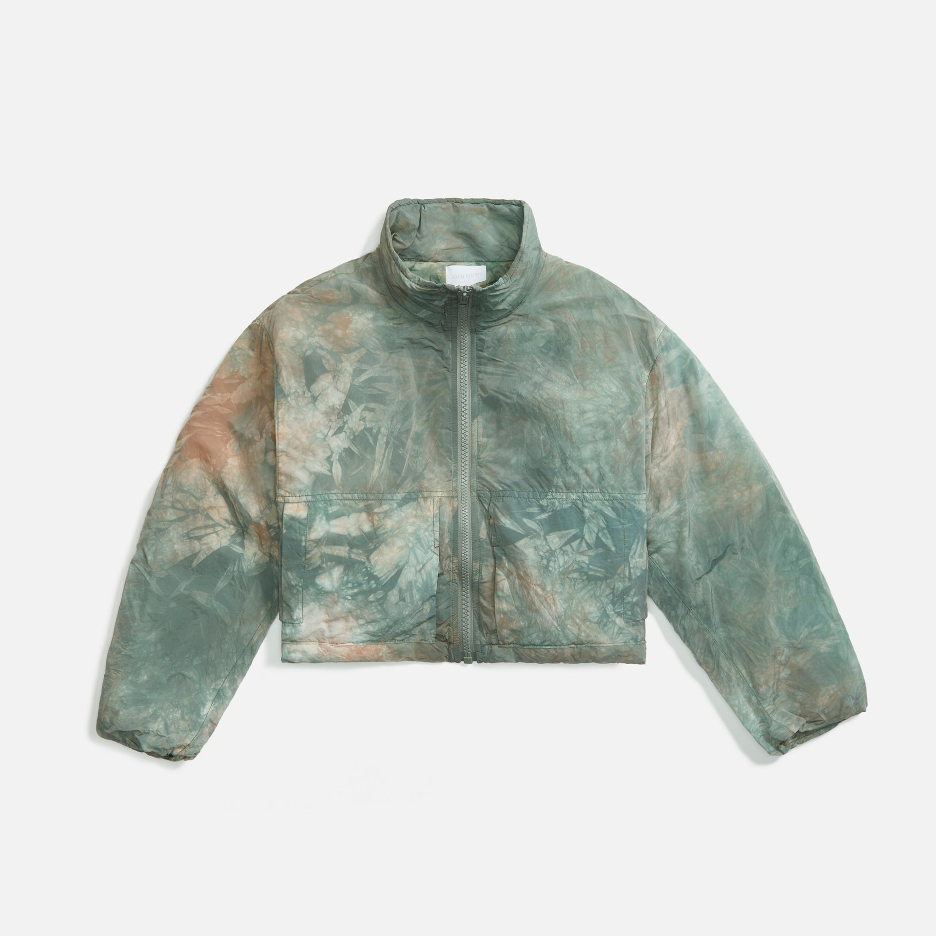 John Elliott Silk Nylon Cropped Jacket - Asteroid