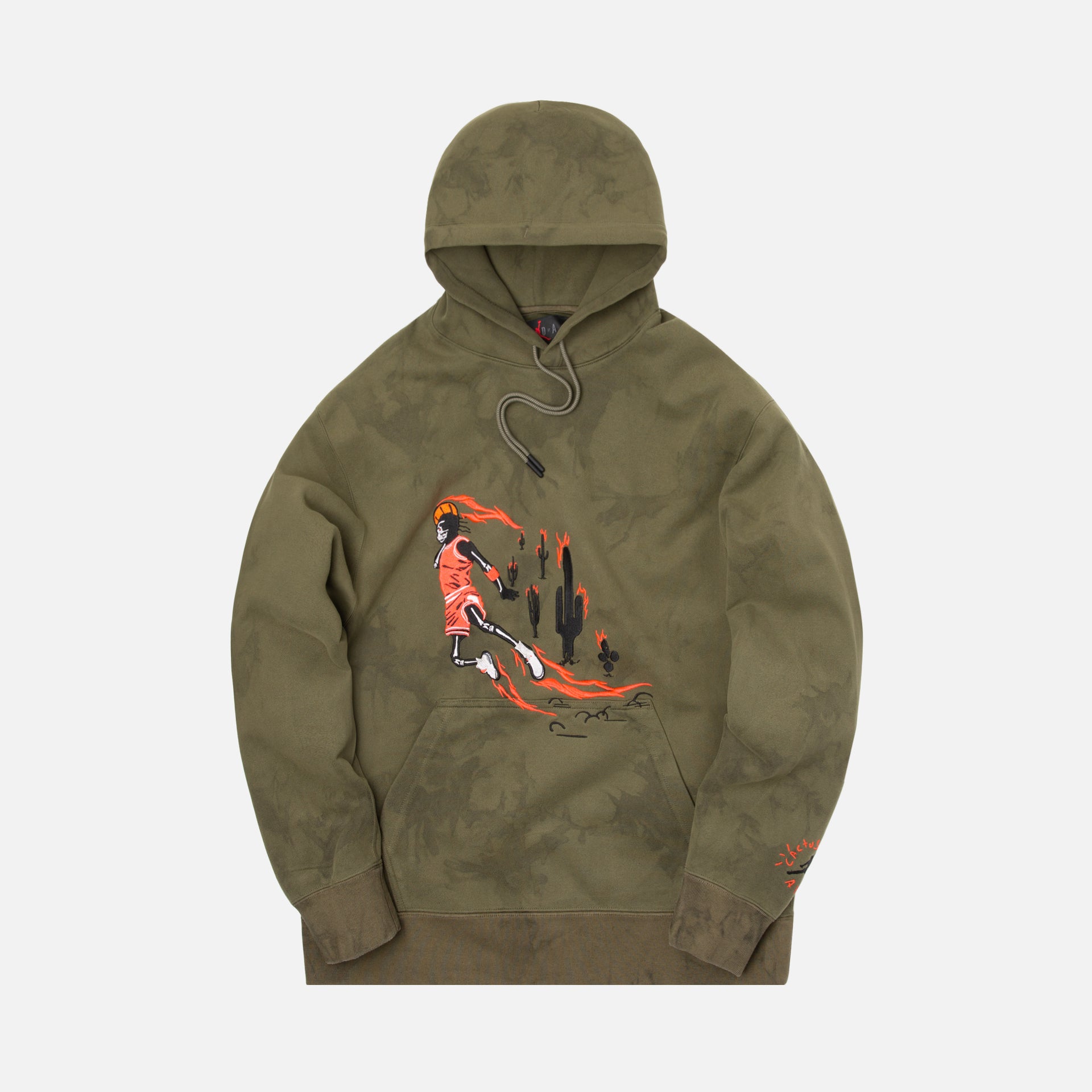 Nike Air Jordan x Travis Scott Pullover Hoodie - Medium Olive