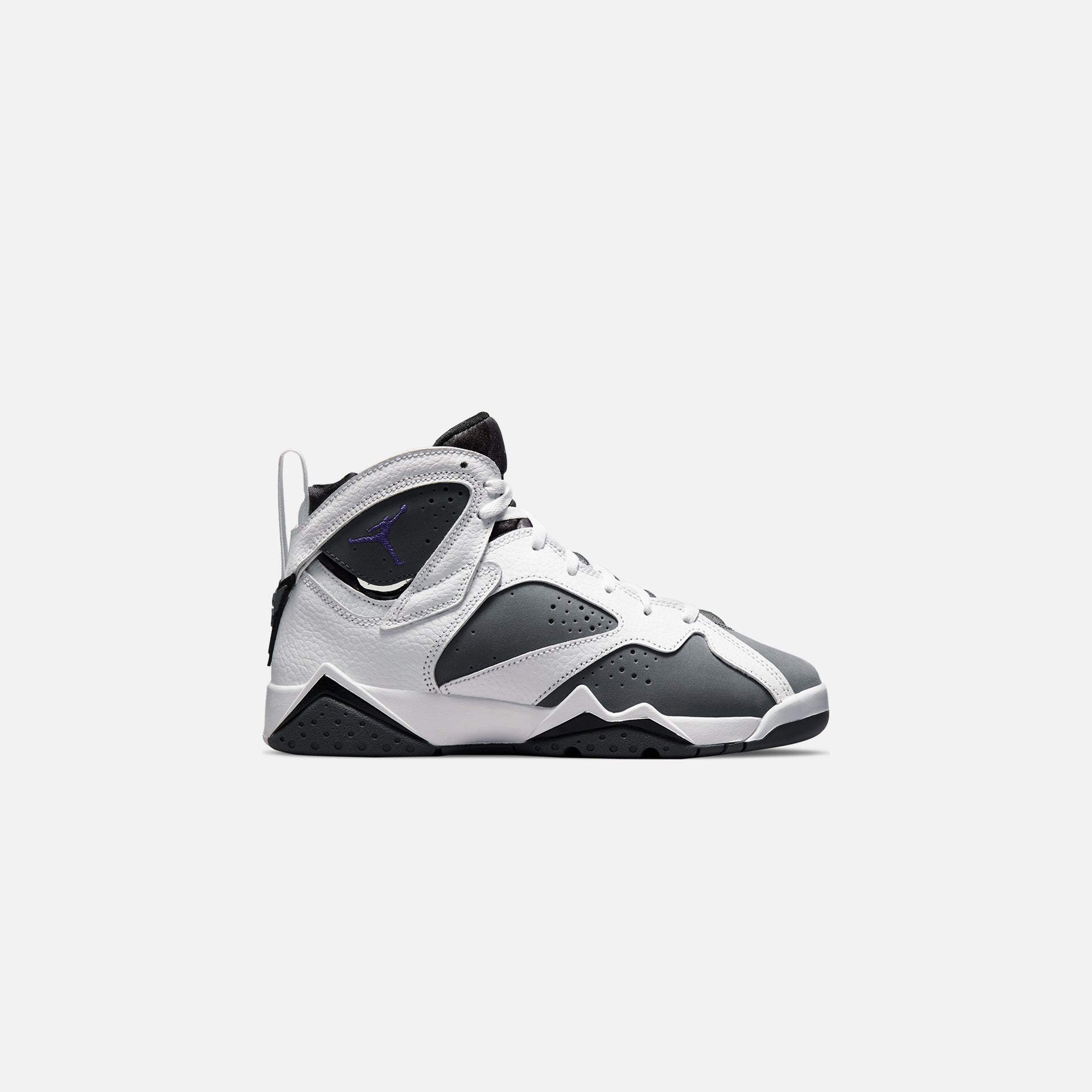 Nike Grade School Air Jordan 7 - Retro White / Varsity Purple / Flint Grey / Black