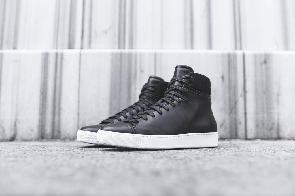 John Elliott High Top Sneaker Black White Kith