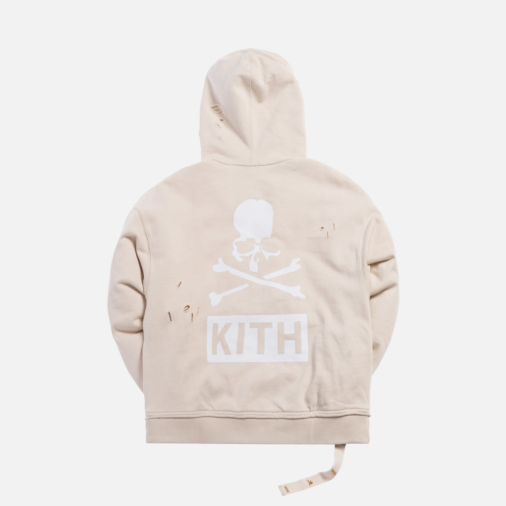 Kith x mastermind WORLD Knit Hoodie Turtle Dove