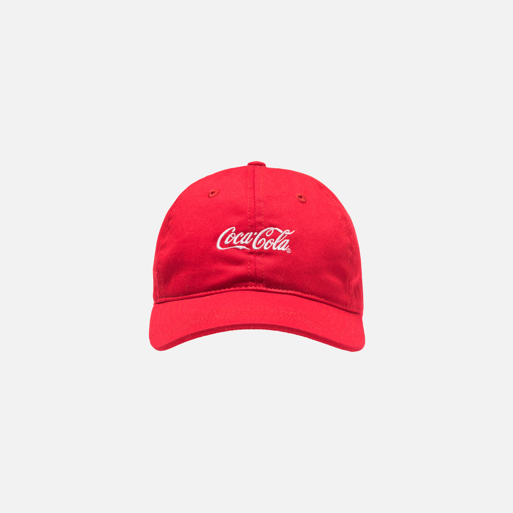KITH × Coca-Cola キス ベースボールキャップ 帽子 レッド-