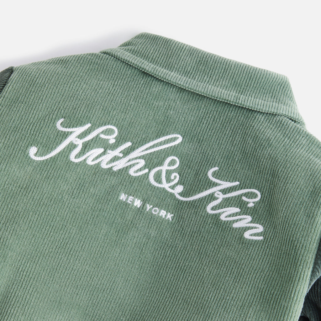 Kith Kids & MLB for New York Yankees Varsity Jacket White Kids