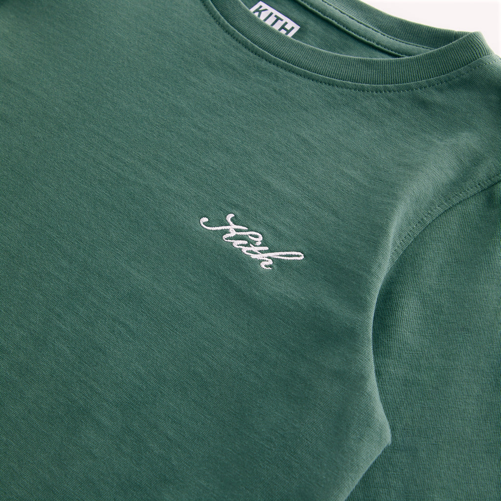 Kith Kids Classic Long Sleeve Tee - Jungle Green