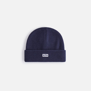 Kith Baby Toddler Classic Logo Rib Beanie - Nocturnal