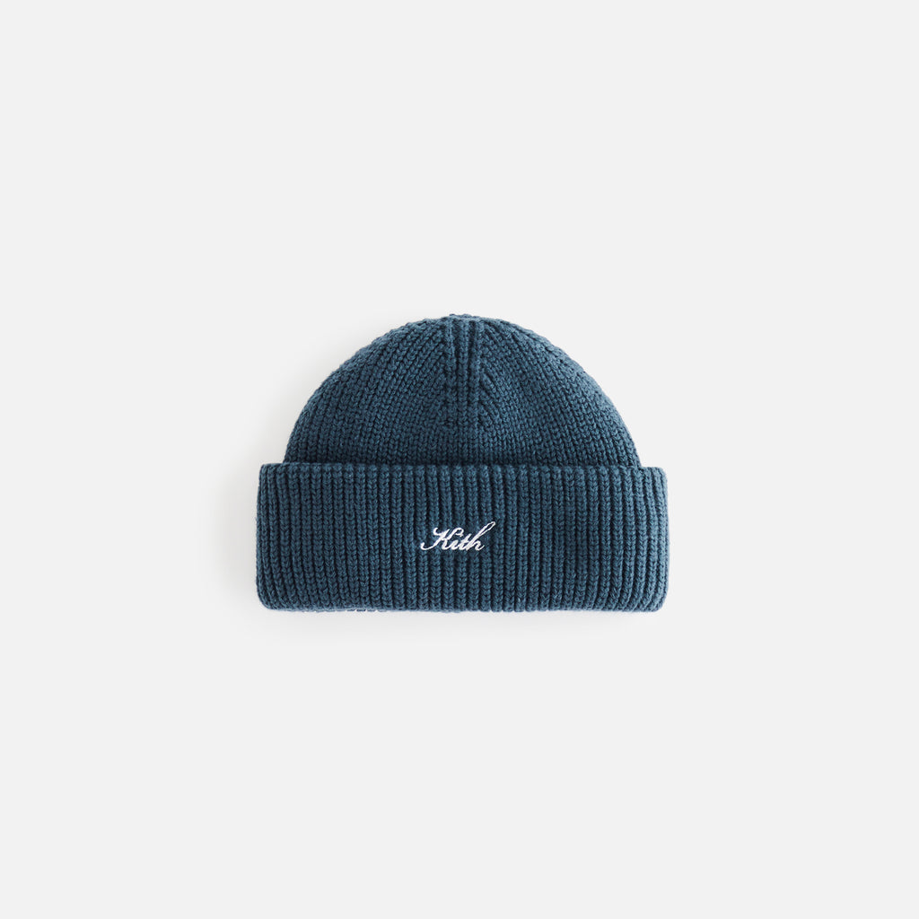 Kith Baby Script Classic Cotton Beanie - Serpentine