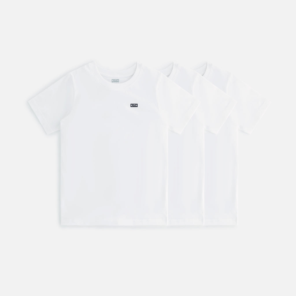 Boy's Navy and White Classic Over Short Sleeve T-Shirt 8 by Palm Angels