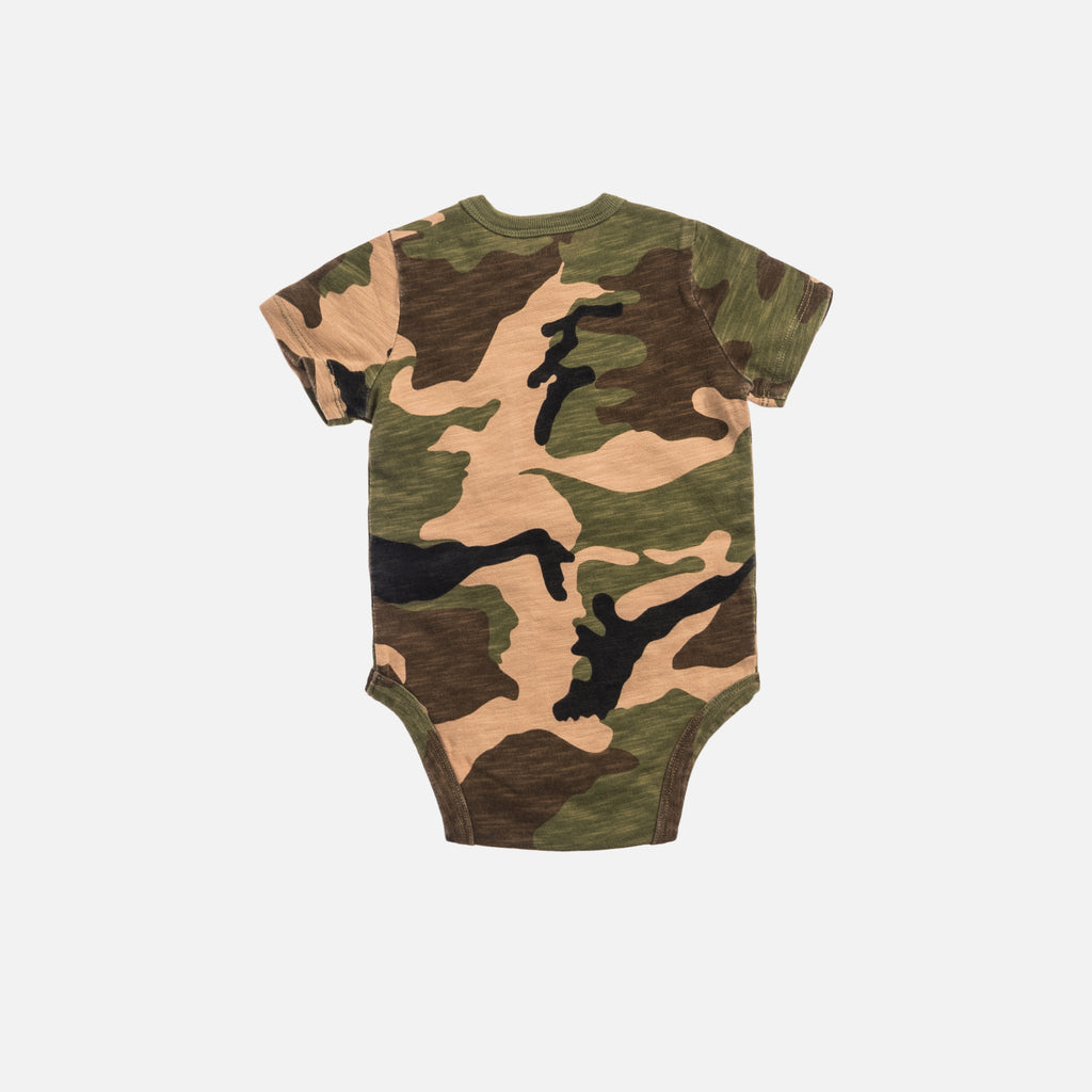 Kith Kids Toddlers Quinn Onesie Woodland Camo