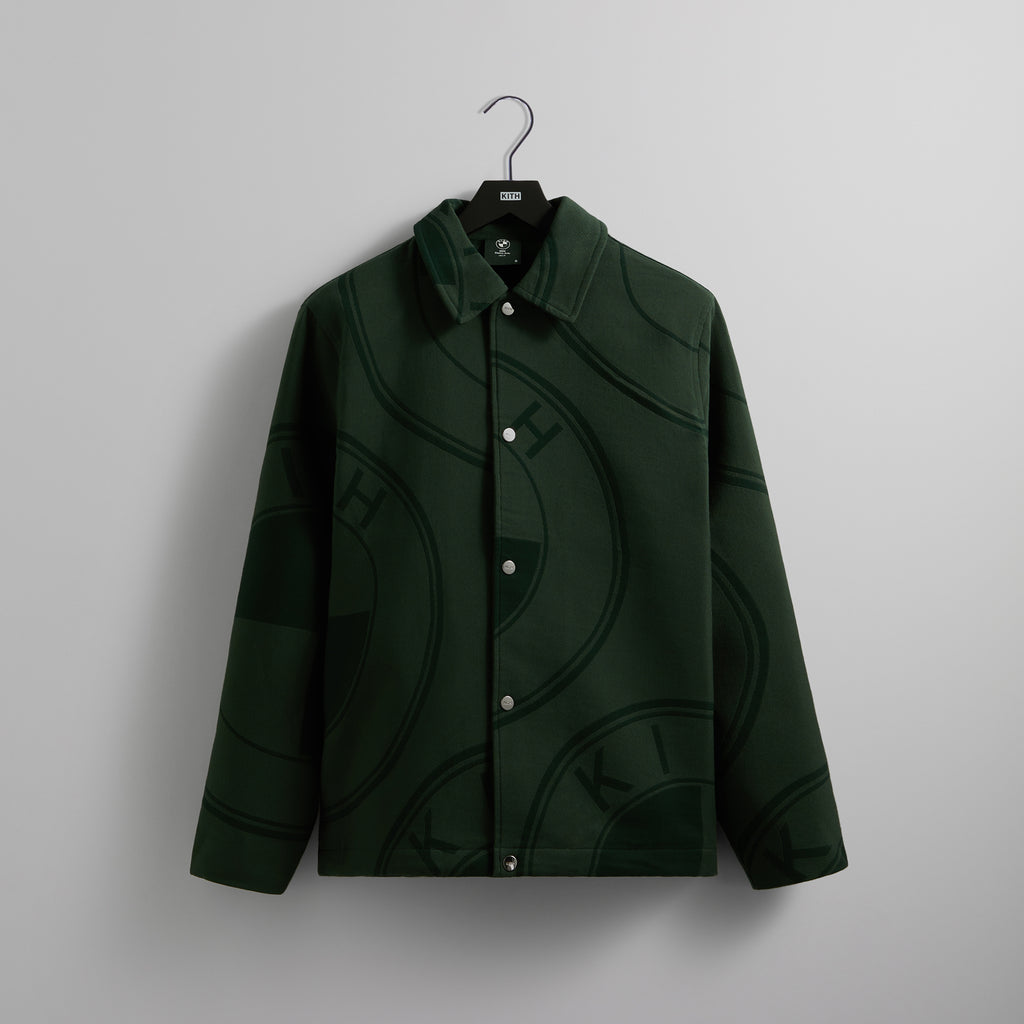 キス Kith BMW Tapestry Coaches Jacket KHM010197-345---FRONT-
