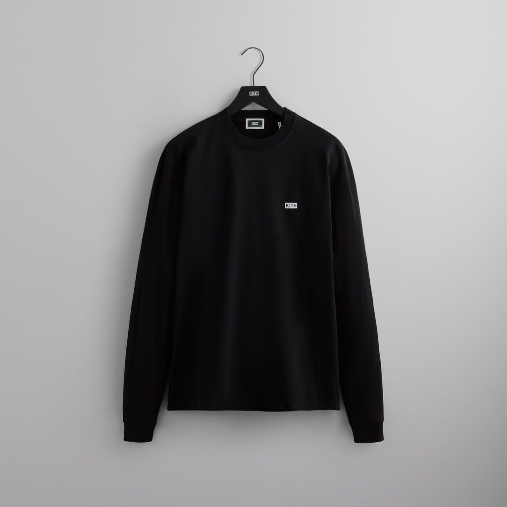 Kith Long Sleeve Mock Neck LAX Tee - Black