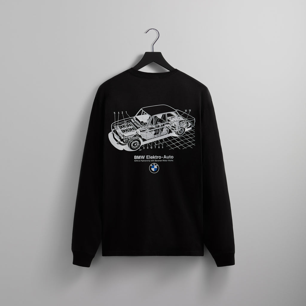 Kith for BMW Mechanical Long Sleeve Tee - Black