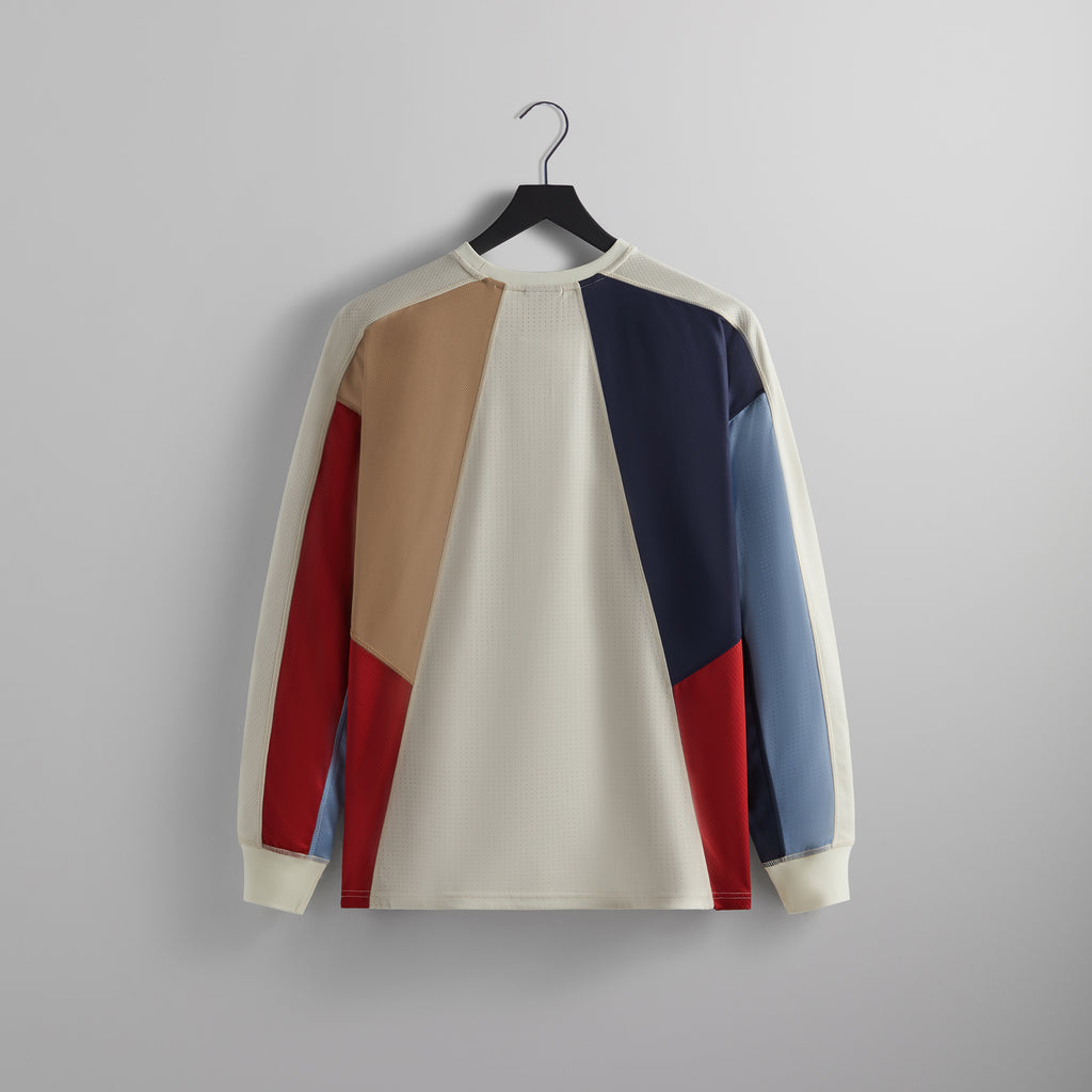 Kith Long Sleeve Panelled Otto Tee - Sandrift