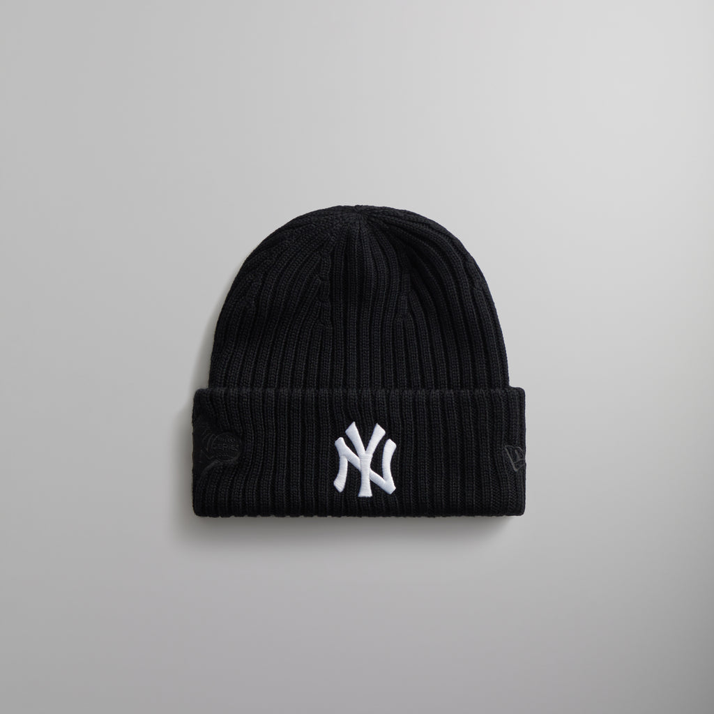 Kith & New Era for New York Yankees Knit Beanie - Black