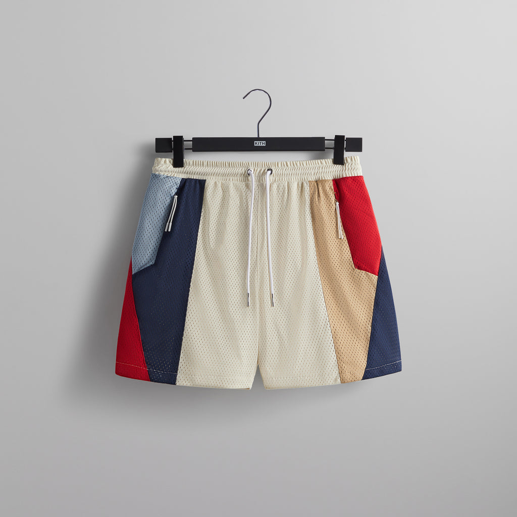 Kith Harden Panelled Mesh Short - Sandrift