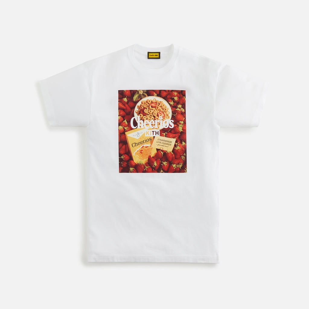 Kith Treats for Cheerios Strawberry Vintage Tee - White