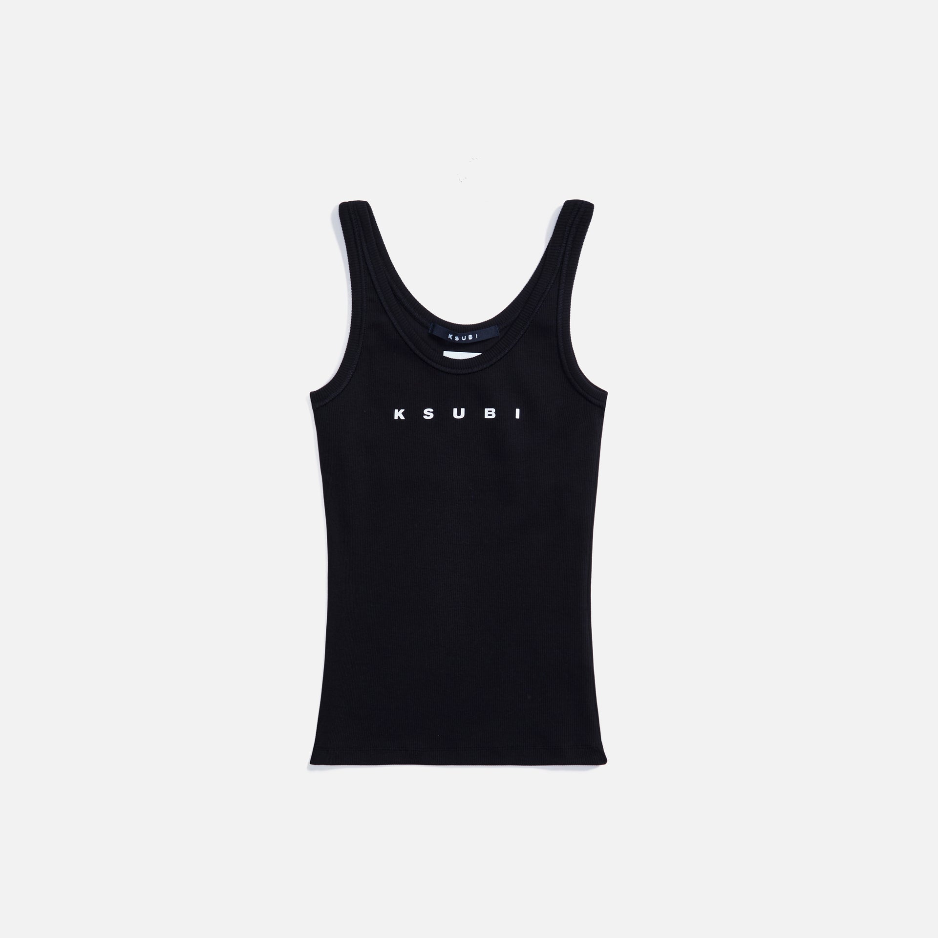 Ksubi Ikon Rib Tank - Jet Black