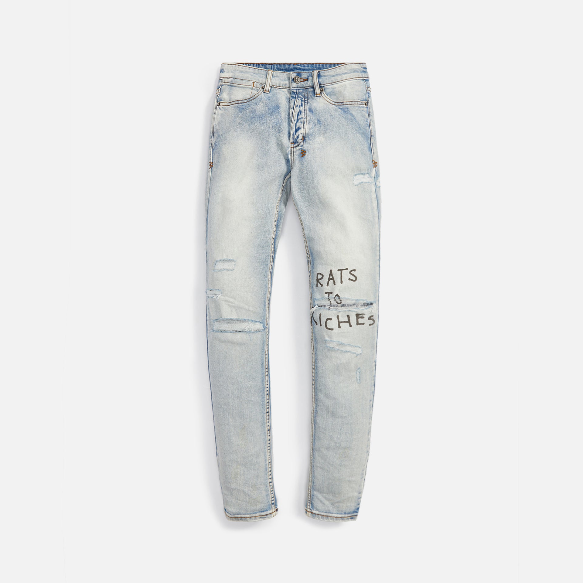 Ksubi Van Winkle Riches Trashed - Blue